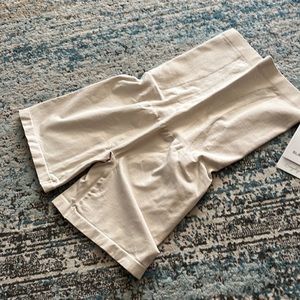 BLANQI Cream High-Waist maternity Support Shorts